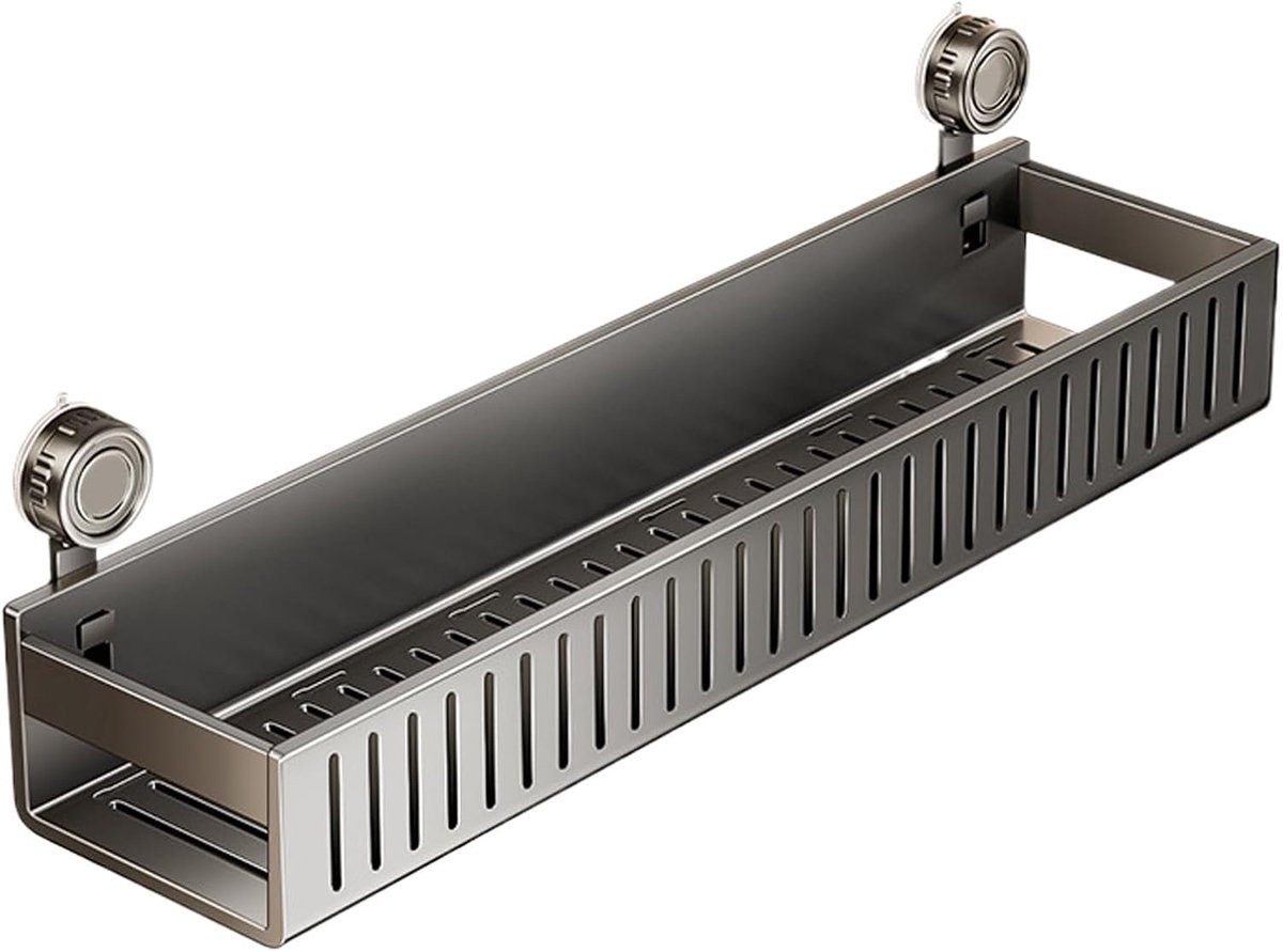 Cup Shelf Bathroom - Compacte zuignap douchebak en organizer voor badkamer en camper