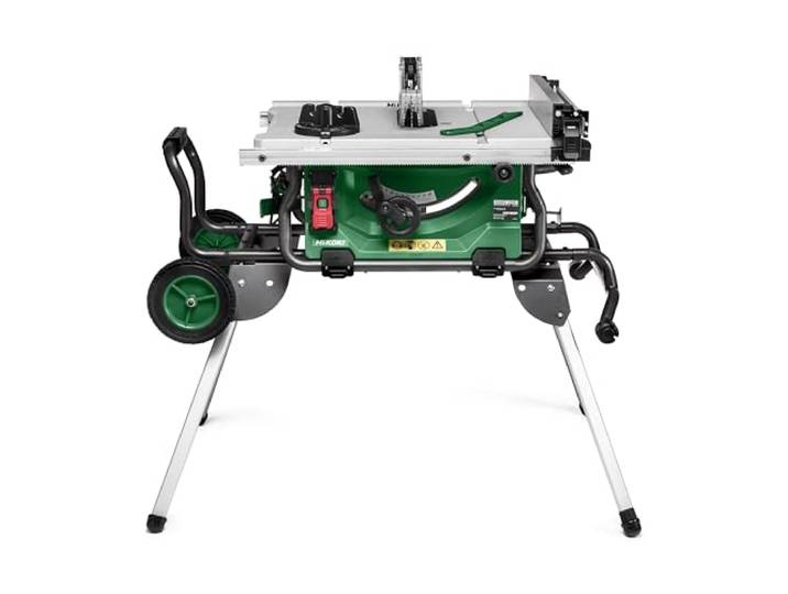 HiKOKI C10RJ Scie Circulaire de Table\, 1500W\, Lame 255mm\, Frein Électrique Hauteur de coupe 79mm à 90°\, démarrage progressif\, table extensible 880x709mm\, guide parallèle et d'angle inclus