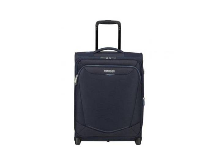 Maleta de cabina American Tourister SummerRide Upright Navy 55x40x23 cm 2 ruedas expandible TSA Recyclex