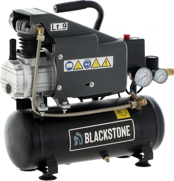 BlackStone LBC 09-15 - Tragbarer elektronischer Kompressor - 9 Liter Tank - Druck 8 bar