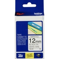 Schriftband TZe-231 12 mm, Schwarz auf Weiß, Retail