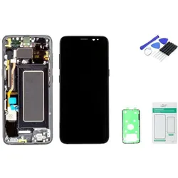 Kaputt.de Samsung Galaxy S8 Display (mit Rahmen) schwarz - Set (Display, Samsung Galaxy S8), Mobilgerät Ersatzteile, Schwarz
