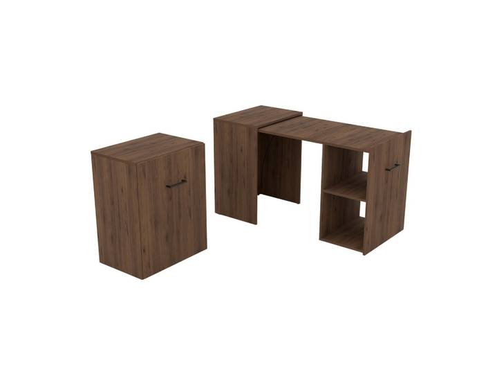 SCHREIBTISCH INTELLO 131,5x60x75 cm Bürotisch Computertisch, Nussbaumfarben