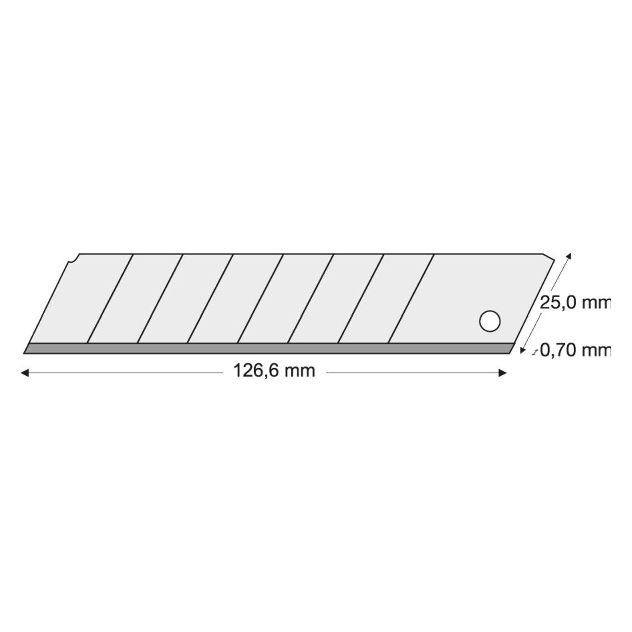 Lutz Blades Abbrechklinge 25mm Pack a 10 Stück (4030884806685)