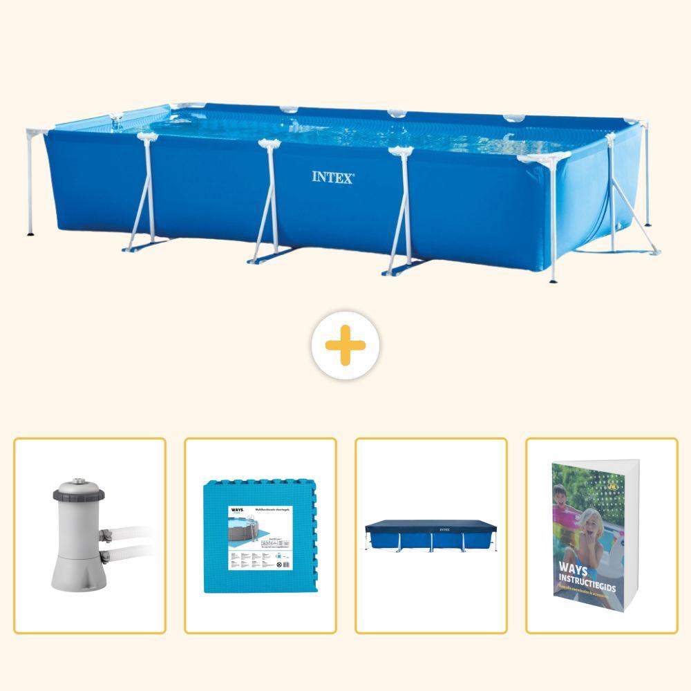 Rechteckiger Frame Pool - 450x220x84 cm - 5-teilig SCB124