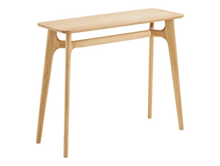 Boxxx Konsolentisch, Perlmutt, Holz, Eiche, massiv, konisch, 100x81x35 cm, Wohnzimmer, Wohnzimmertische, Konsolentische