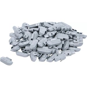 BGS-technic Auswuchtgewichte 9425-20, 100-teilig, Schlaggewichte, silber, 20 g, Gesamtgewicht 2 kg