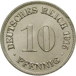 Deutsches Kaiserreich 10 Pfennig 1880-1916