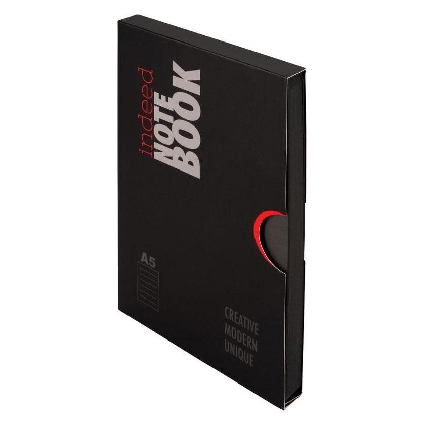 Antrax Notizbuch A5 Raster Indeed schwarz (A5, Weicher Einband) (5904210064515)
