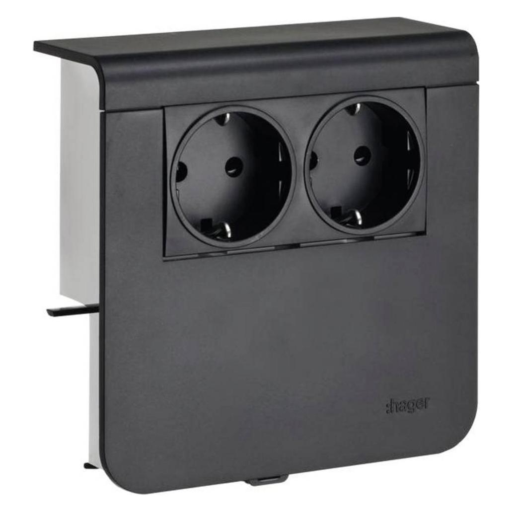Hager SL200809009011 - Schwarz - Kunststoff - CE - 13 cm (SL200809009011)
