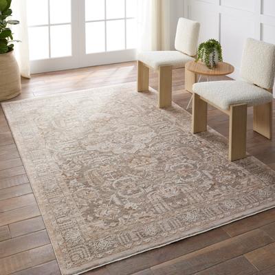Juniper Home Olexa Medallion Beige/Gray Rug