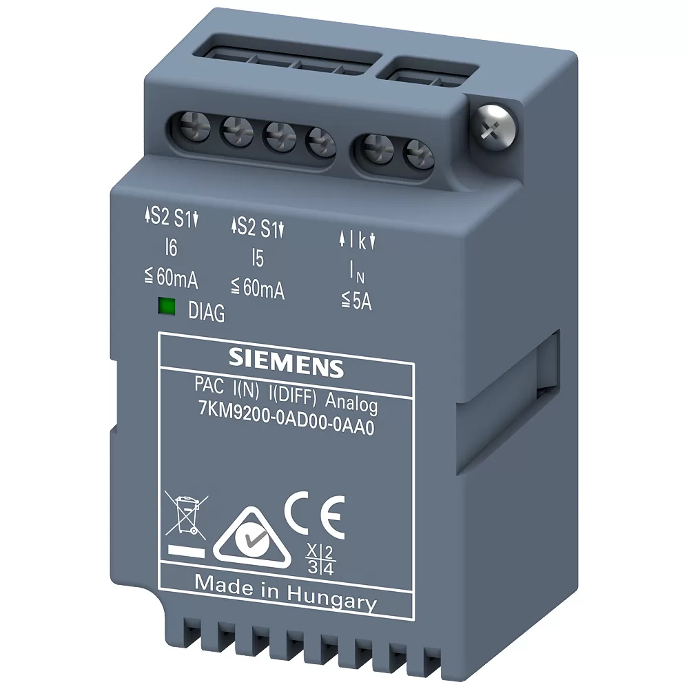 Siemens Erweiterungsmodul I(N),I(Diff),analog N-, 90 mm, 81 g, 110 mm, 110 mm, 130 mm