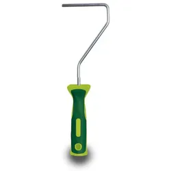 Farbwalzenbügel 27cm kurz f. 10-16cm Walzen 2K-Griff grün rutschsicher