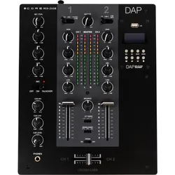 DAP CORE MIX-2 USB Zweikanal-DJ-Mixer mit USB-Schnittstelle
