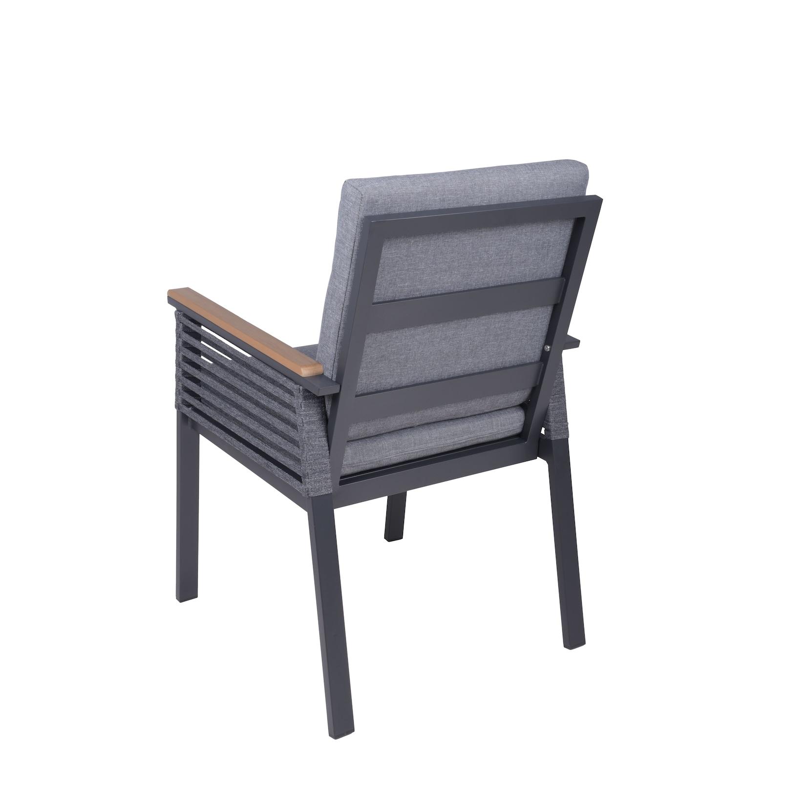 Stuhl DENIA, grau, 2er Set