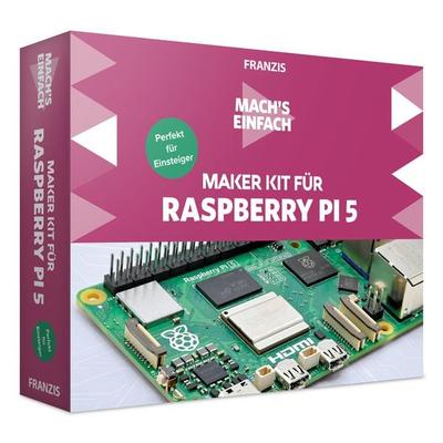 FRANZIS 67219 - Mach's einfach Maker Kit für Raspberry Pi 5 - Perfekt für Einsteiger