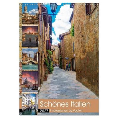 Schönes Italien. Impressionen by VogtArt (Wandkalender 2027 DIN A3 hoch), CALVENDO Monatskalender