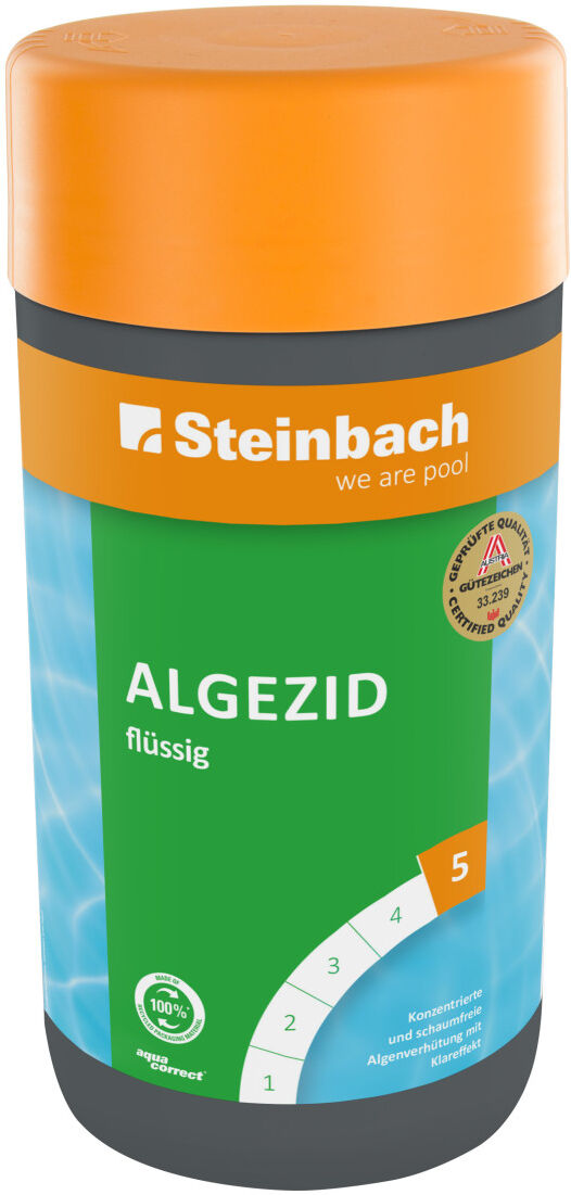 Steinbach Poolpflege Algezid 1 L, Algenverhütung, flüssig