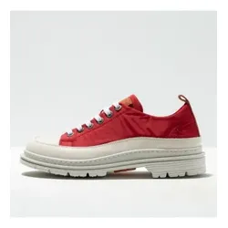 Art Unisex. 118941108003_008 Schuhe Nylon Rot Birmingham rot (43), Stoff, Wohnung, Schnürsenkel, Lässig