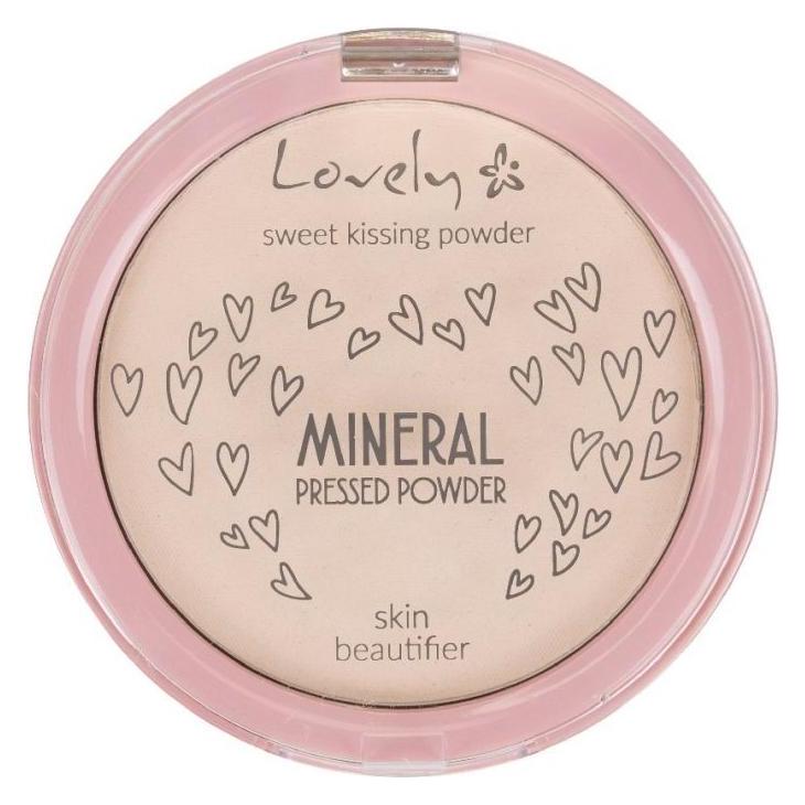 Lovely Mineral Pressed Powder Transparent Highly Mattifying Mineral Face Fixer 10G (Transparent) (5901801697435)