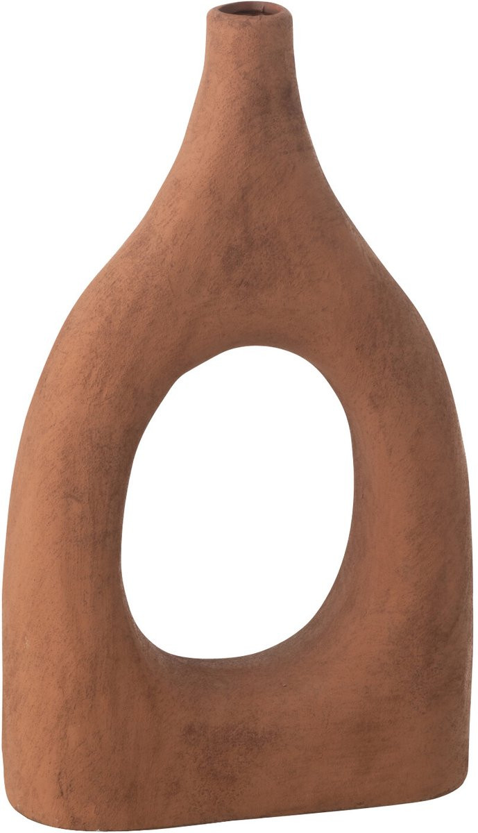 J-Line vaas Ubi keramiek bruin small