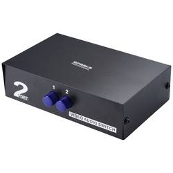 SpeaKa Professional SP-11175216 2 Port Composite-Switch mit Audio-Ports