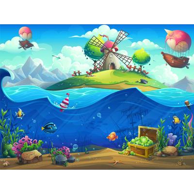 Papermoon "UNTERWASSER PIRATENSCHIFF"