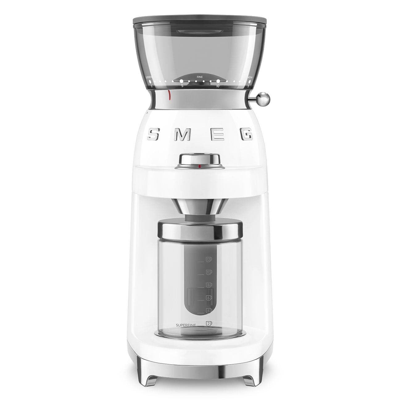 Smeg Kaffeemühle 50's Style Weiß CGF03WHEU
