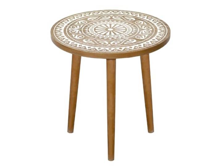 XDgfjrCGKJ Runder Beistelltisch, for Wohnzimmer, Schlafzimmer, kleine Räume(/Natural,50cm)