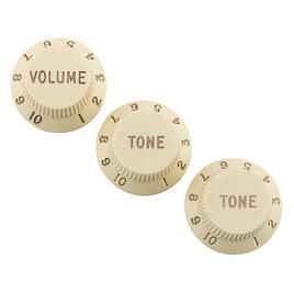 Fender Roadworn Strat(TM) Knobs aged wh. (Knopf) (46534567)