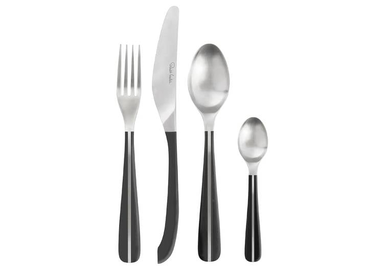 Robert Welch Couverts Contour 24 Pièces Noir