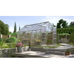 Vitavia Gewächshaus "Jupiter 11500",aluminium eloxiert,11,5 m2