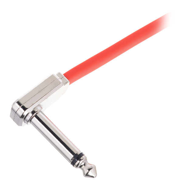Ernie Ball Red Flex Ribbon Patch Cable 3" rosso
