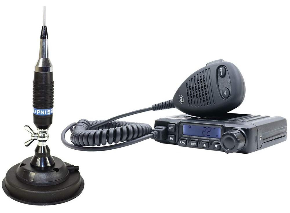 PNI Escort HP 6500 ASQ Radio CB met PNI S75 CB-antenne