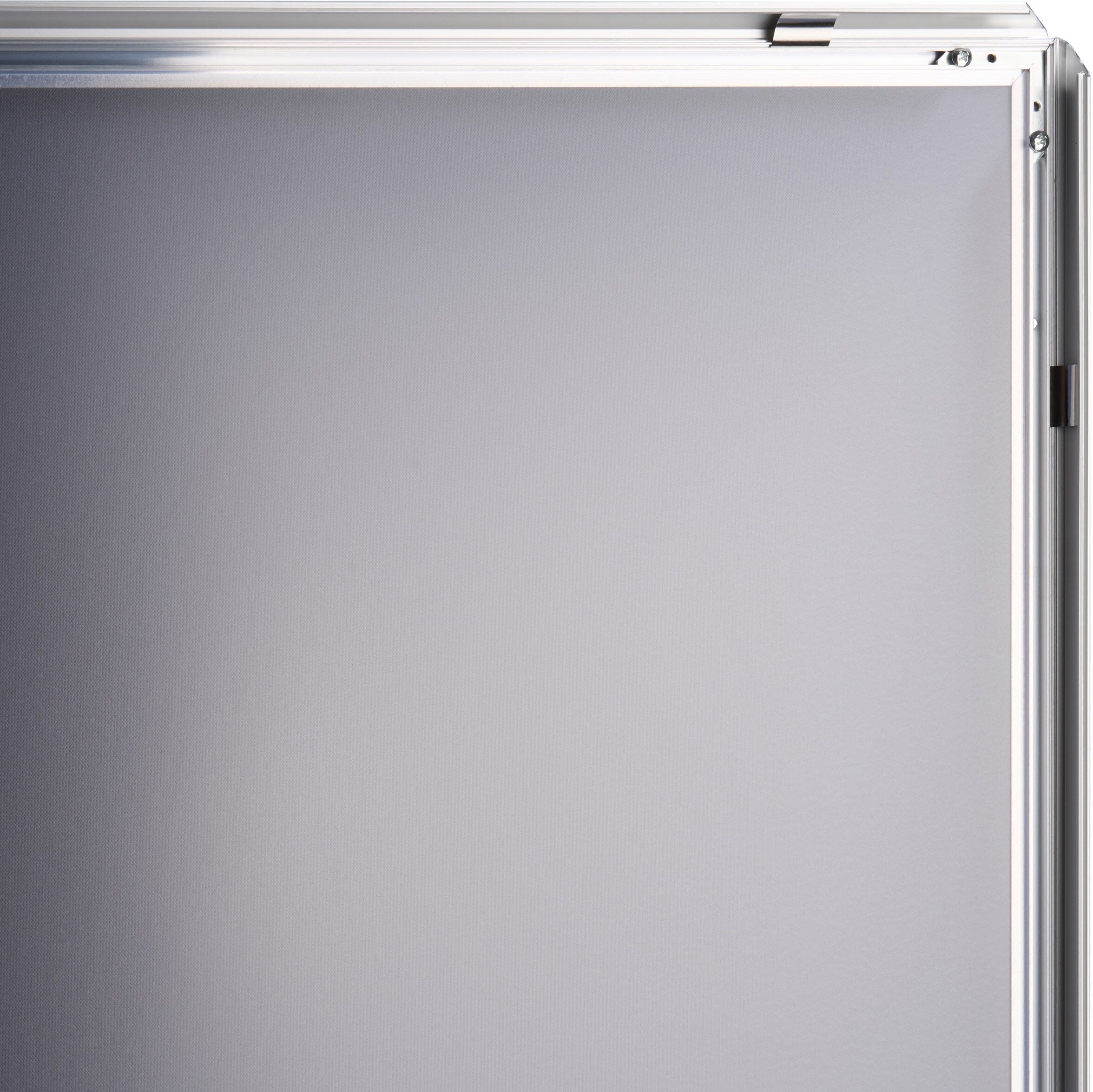SPRINTIS 1 Cornice a scatto, alluminio, A4 Ad angolo squadrato   argento   20 mm