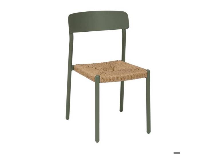 Chaise de jardin Wistty empilable vert laurier - Hespéride
