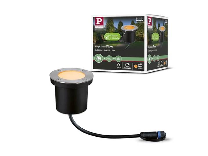 Paulmann Plug & Shine LED-grondinbouwlamp Floor 2200K