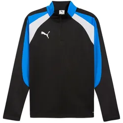 PUMA IndividualLIGA 1/4-Zip Trainings-Top Herren 09 - PUMA black/PUMA white/ultra blue XXL
