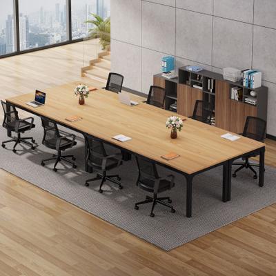 OEM Long Conference Table Set of 4, 13FT Large Rectangle Meeting Seminar Table, 78.74-Inch Business Tables