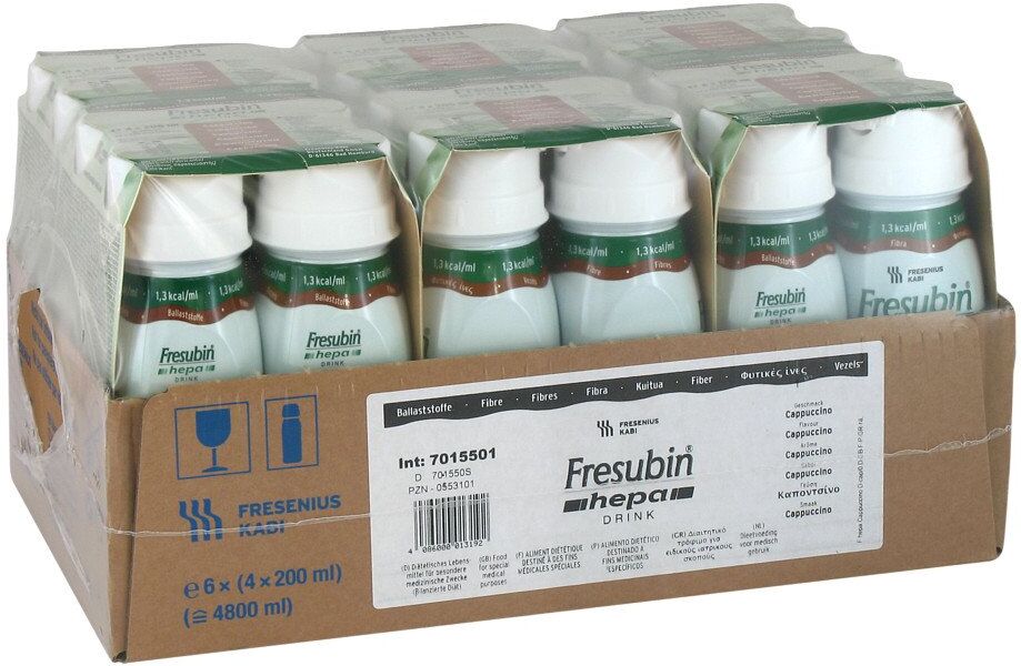 Fresubin Hepa Drink Cappuccino Trinkflasche