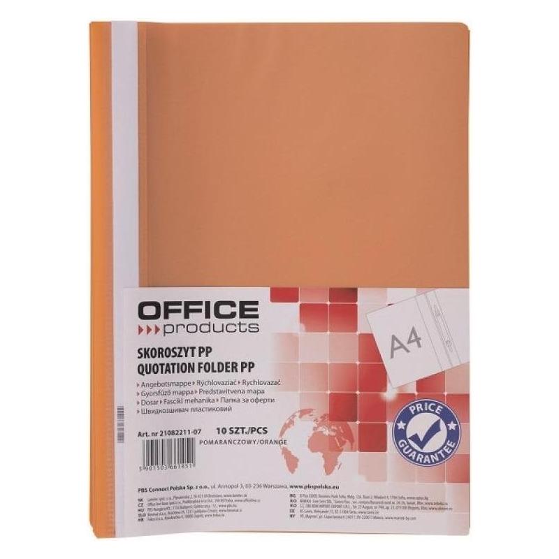 Office A4 PP orange Ordner (10 Stück) (A4, 10 Stk.) (58795878)