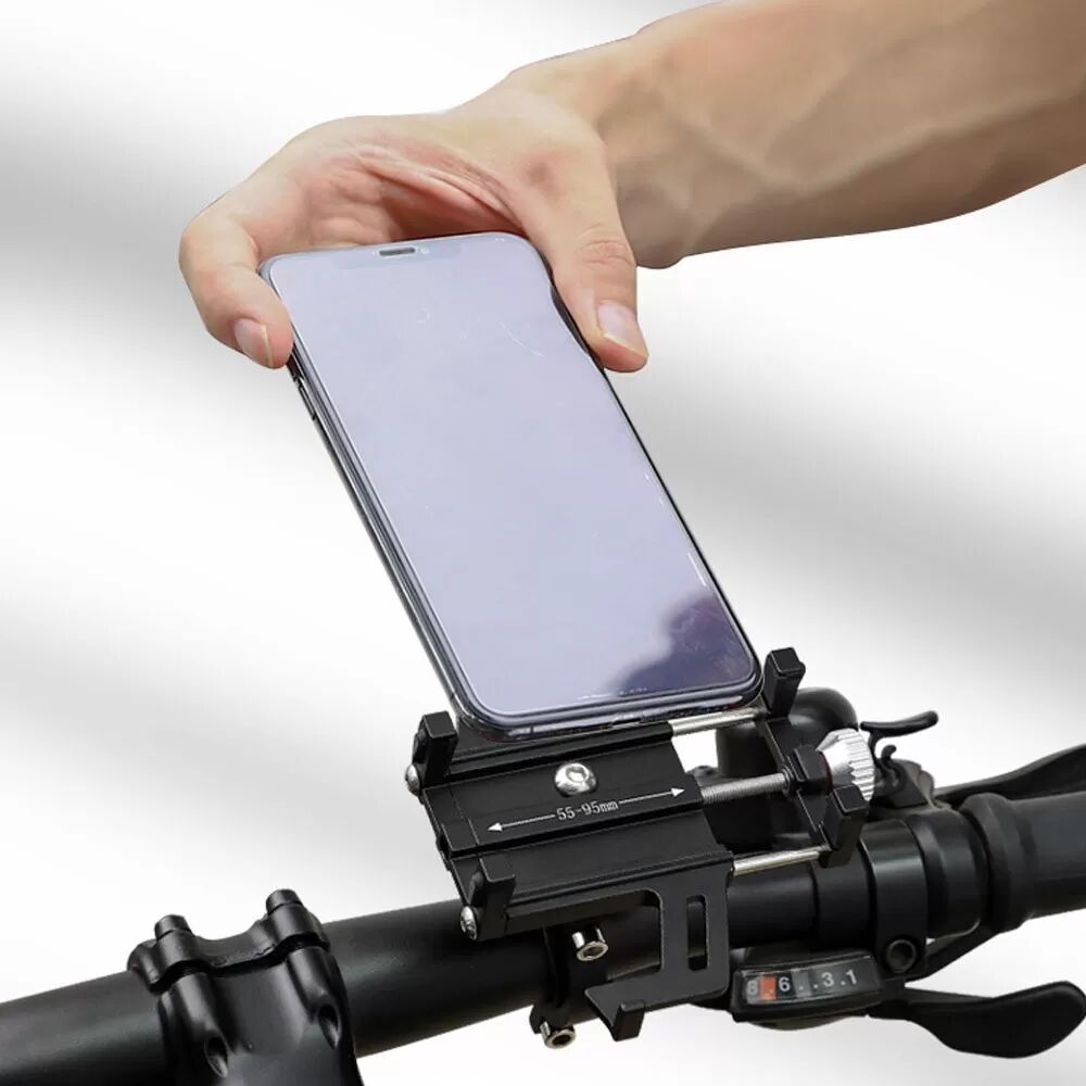 INF Aluminiumlegierung Fahrradlenker Handyhalterung - Sicher & Drehbar