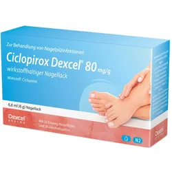 Ciclopirox Dexcel 80 mg pro g 6,6 ml