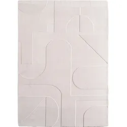 Teppich Flur Nordisch Pflegeleicht Waschbar Wohnzimmer Schlafzimmer Schadstoffgeprüft Creme 200x290 cm OEKO-TEX – LAVAREDO von Kadima Design