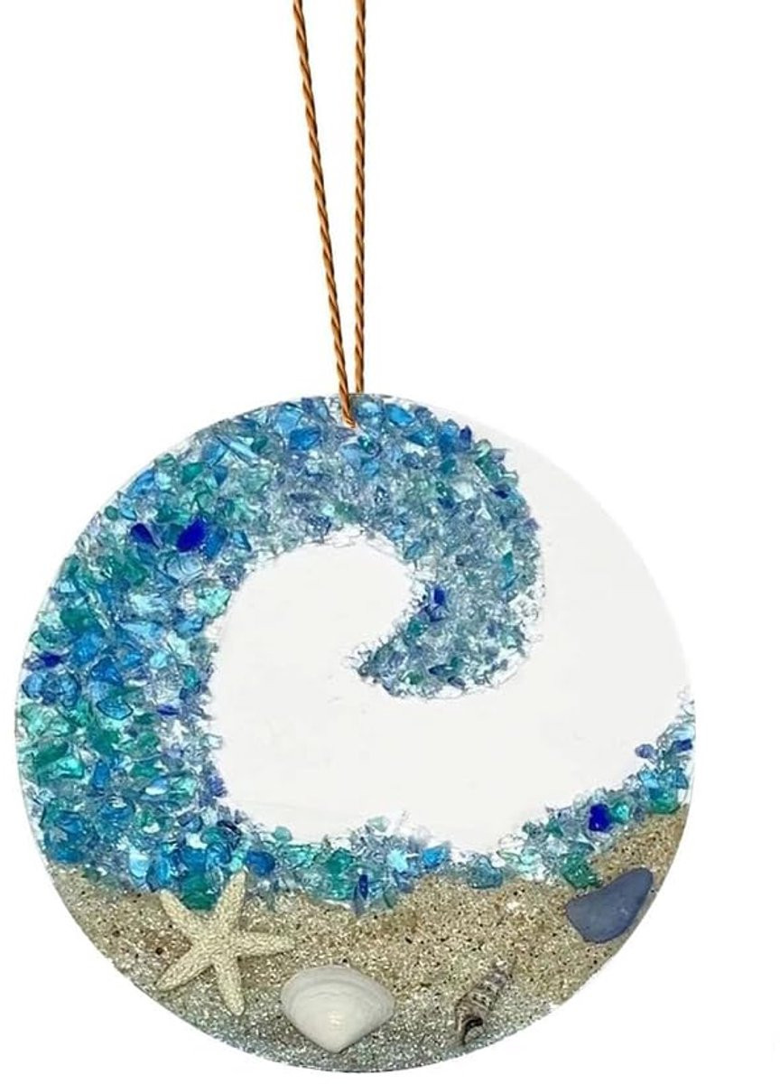 Zonneschijn Ornament van Meeresglas – Transparante Acryl Wanddecoratie Hanger