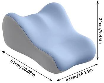 Uplift Essentials Anatomical Memory Foam Couples Support Cushion blue