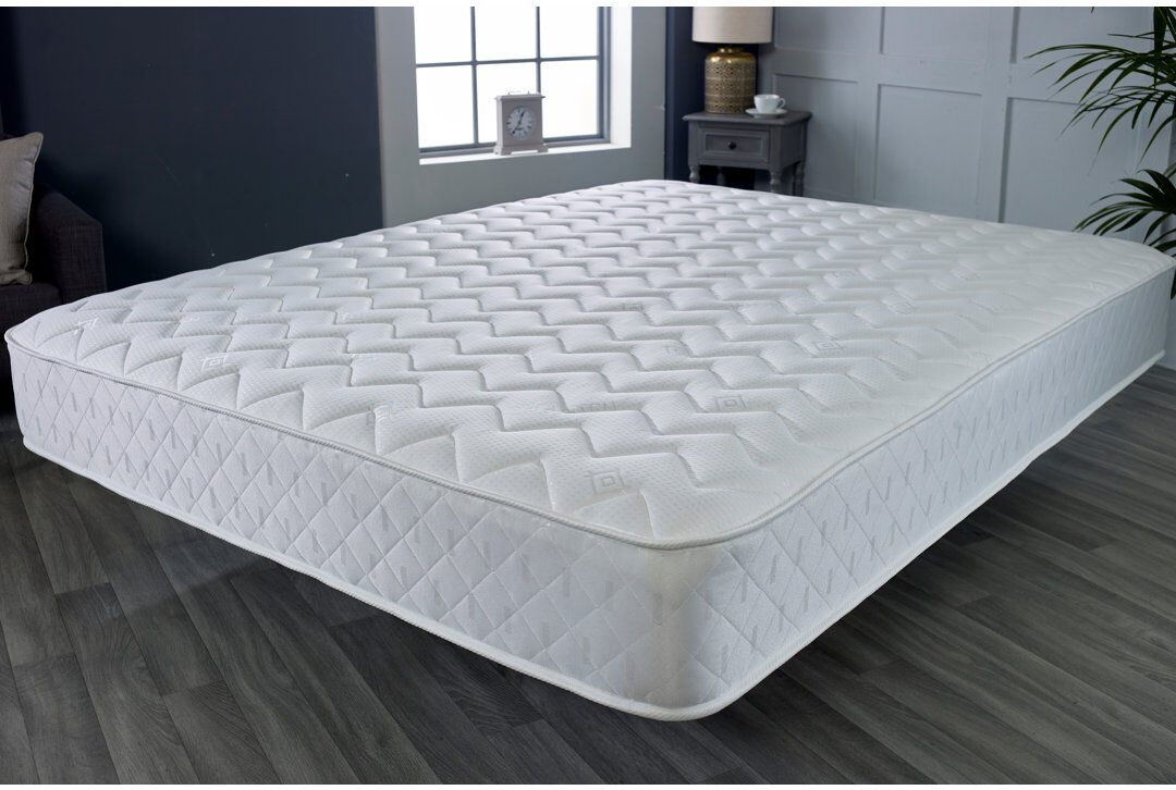 Carine White Noise Open Coil Mattress Double (4'6)