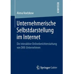 Unternehmerische Selbstdarstellung im Internet, Fachbücher von Alena Voelzkow