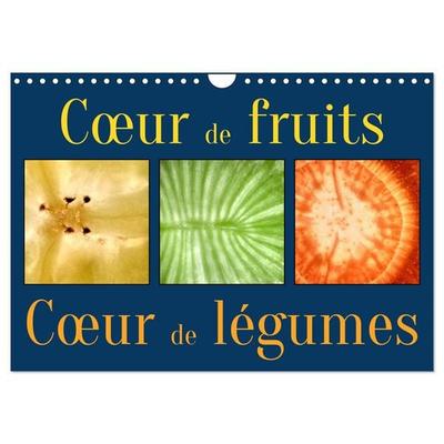 Cœur de fruits cœur de légumes (Calendrier mural 2026 DIN A4 vertical), CALVENDO calendrier mensuel