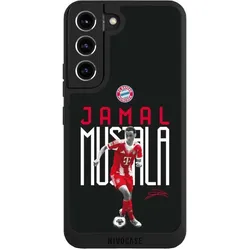 Nivocase Handyhülle für Samsung Galaxy S22 Hülle NIVOpure Case Schwarz FC Bayern München Offizielles (Samsung Galaxy S22), Smartphone Hülle, Schwarz